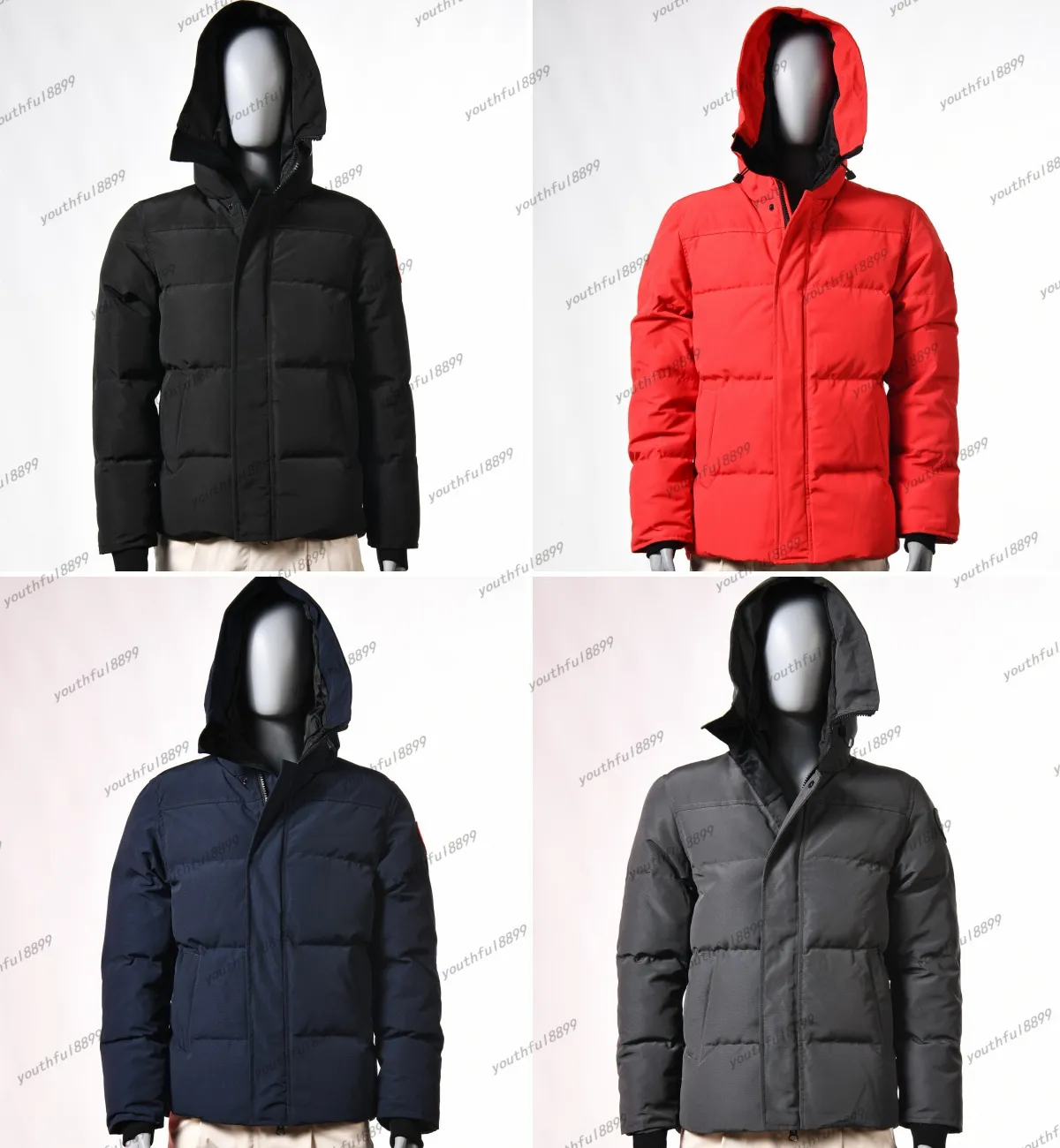 Herrjackor Väster Homme Utomhus Vinterjackor Ytterkläder Stor Päls Hoodad Fourrure Manteau Dunjacka Kappa Hiver Parka_voghion.com