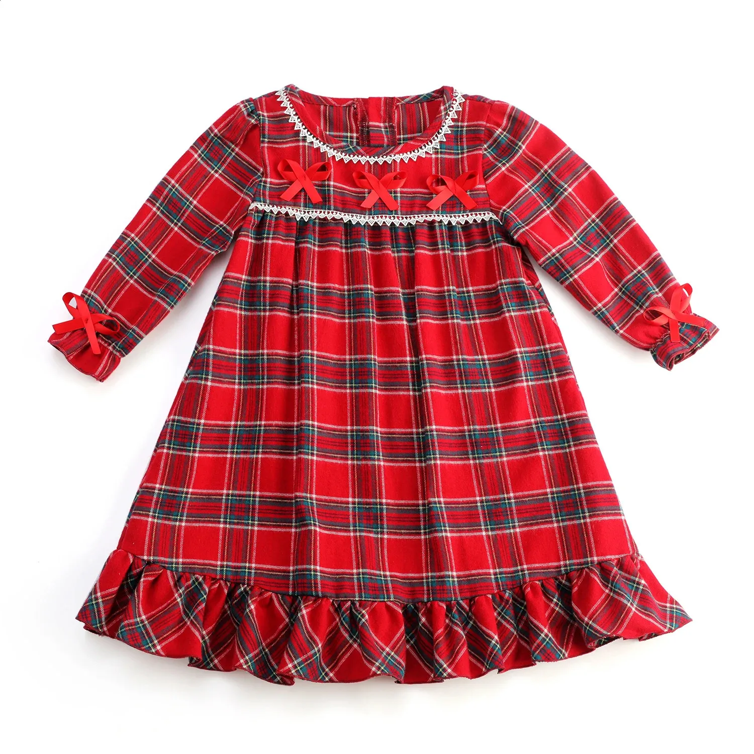white christmas dresses Matching Summer Christmas Girls