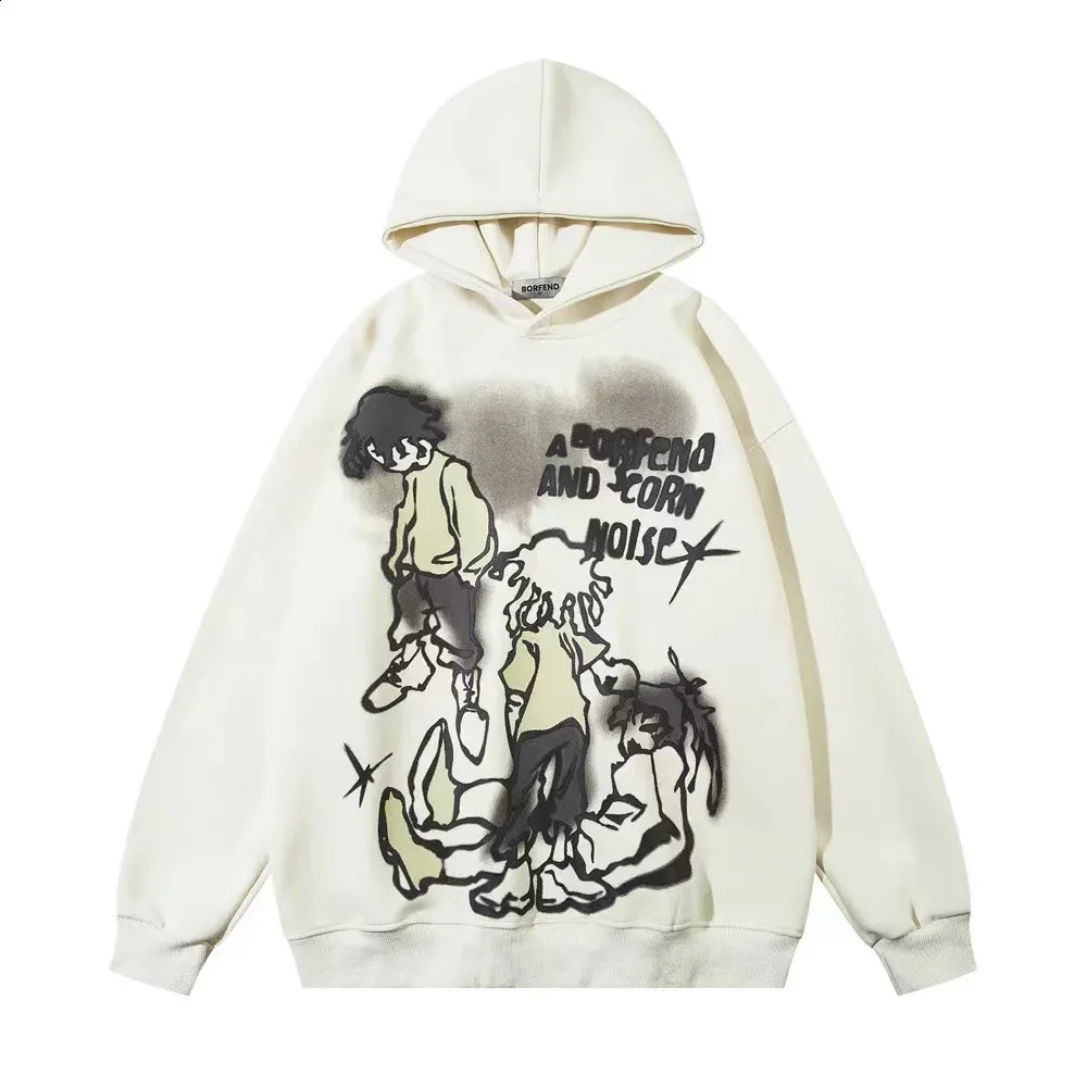 Y2K Oversized Hoodie American Streetwear, Harajuku Hip Hop