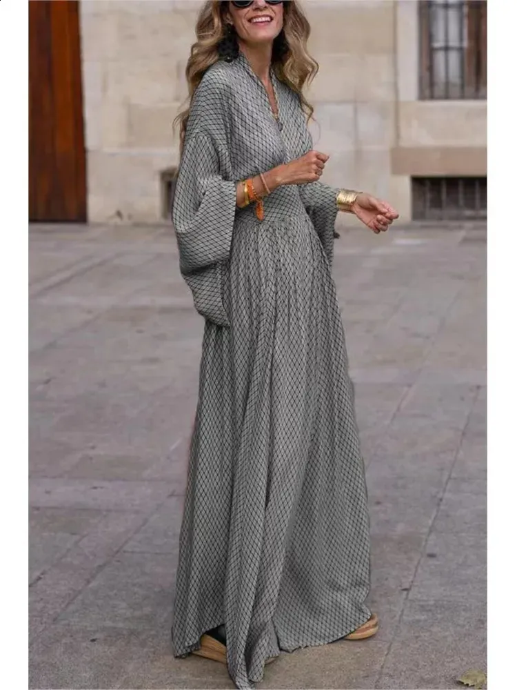 vintage boho dresses Vintage Mauve Boho Mother Of The Bride Dresses V-Neck A-Line Half Sleeves Ruched Zipper Long Chiffon Mother Of The Bride Dress