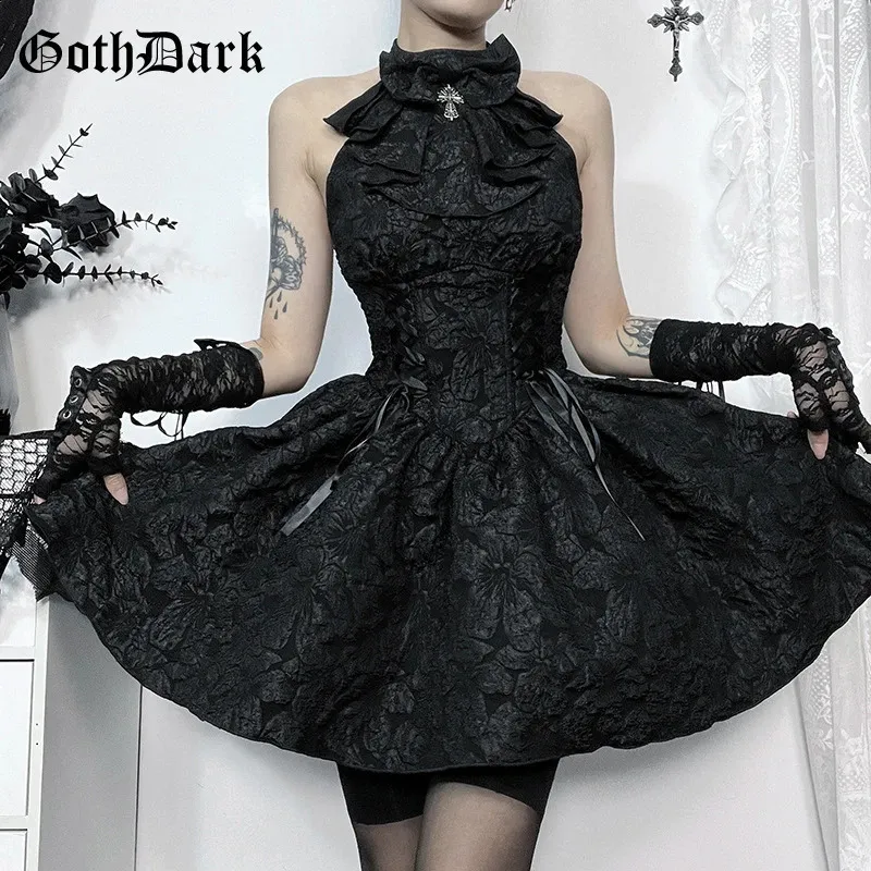 sachin and babi light blue dress Red Black Goth Dress main image 0