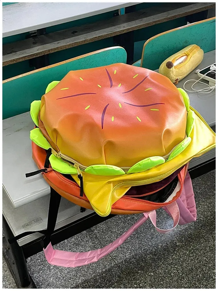 burger backpack mini Loungefly Hamburglar Cosplay Loungefly steps up the game with a scrumptious twist PU Mini Cheeseburger Backpack Cute