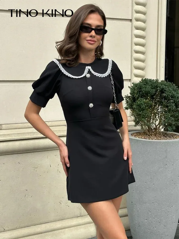 ワンピース PAMEO POSE Pear Collar JK Mini Dress Pear Collar JK Mini Dress（ワンピース）｜PAMEO POSE