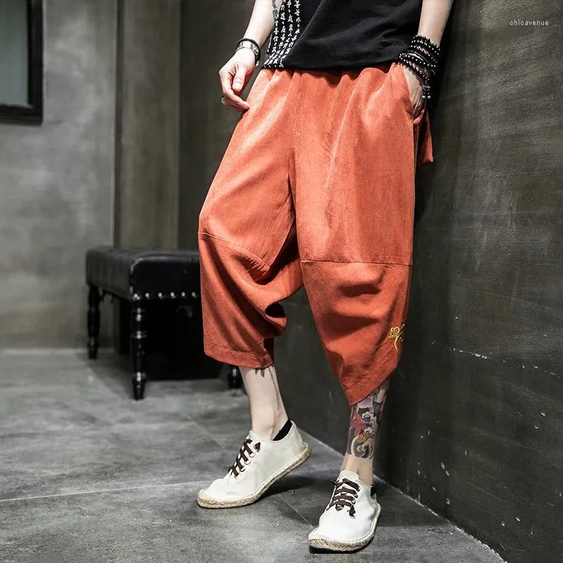 DHgate.com:Japanese Kimono Pants: Traditional Asian Ice Silk