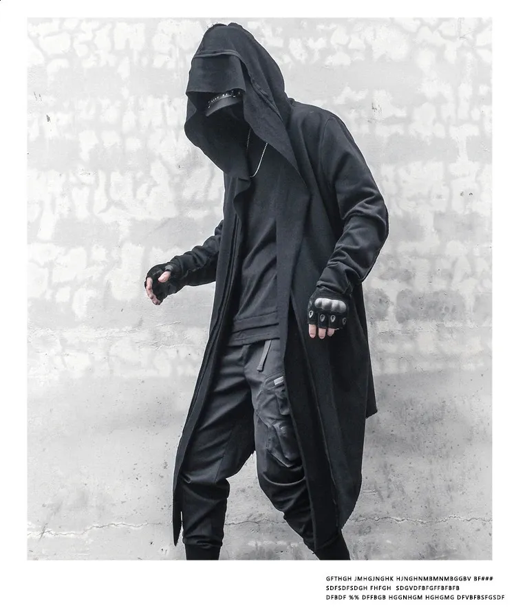 Vintage Gothic Patchwork Back Cross-Shaped trench jacket Vintage Gothic Patchwork Back Cross-Shaped trench jacket