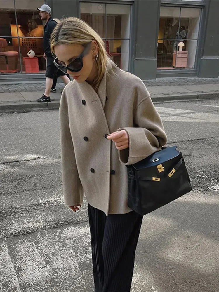 バースデーバッシュ  WOOL DOUBLE BREASTED COAT Birthday Bash WOOL DOUBLE BREASTED COAT