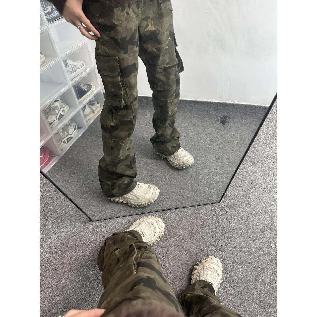 Camouflage Faded Glory Men's Casual Lightweight Slip On Shoe