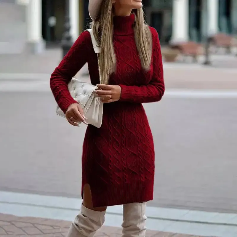 fall vacation dresses CHRYSTA KNIT DRESS main image 0