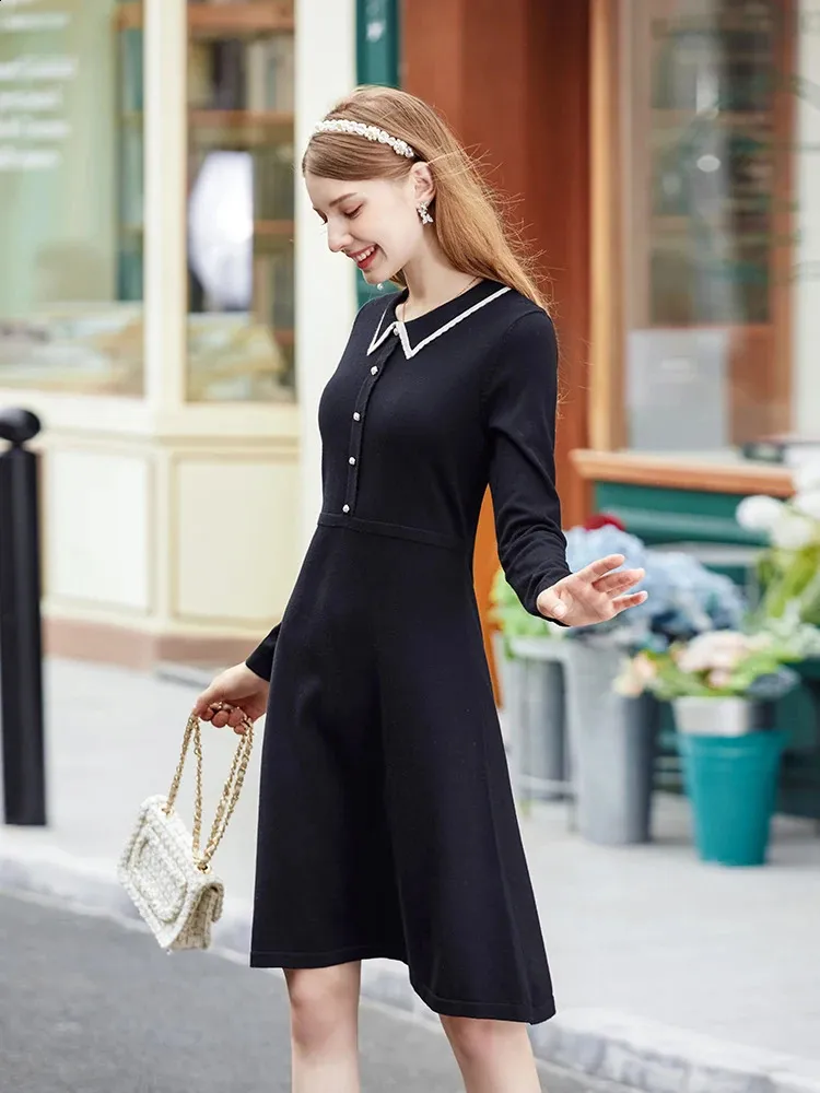 Vintage Collar Bk Sweater ss for Women