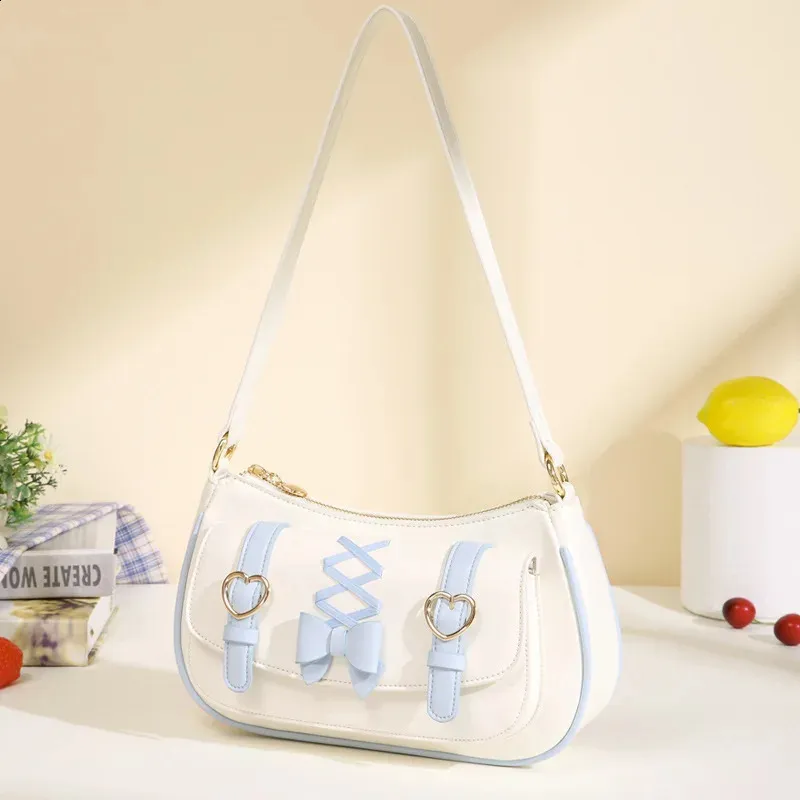 Save Big on Bulk Kawaii Shoulder Bags Cute Lolita Handbags For Women Bow Jk  Sweet Kawaii Lipstick Purses Underarm Bags Best Deals on DHgate
