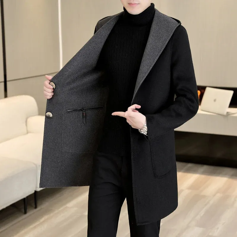 美品！OVERCOAT Hooded Wool Shirt Hooded Wool Shirt – OVERCOAT