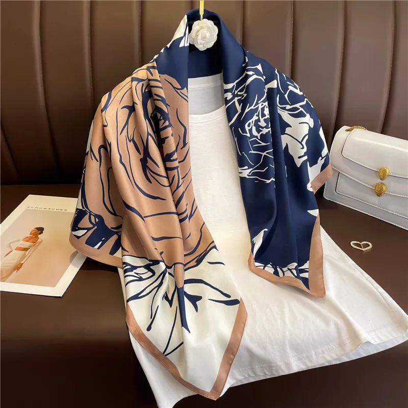HYSFORM / FLORAL LARGE SCARF (スカーフ) FLORAL LARGE SCARF