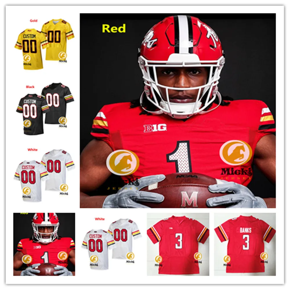 Josh Kaltenberger Maryland Football Jersey Neeo Avery 51