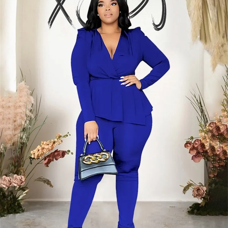 Traje De Pantalones De Otoño De Otoño De Las Mujeres: Set De Dos - Main Image