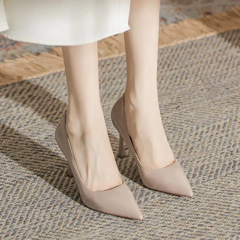 green emerald velvet dress Wholesale Women's Shoes Formal Embellished Closed High Heels Pointed Tip  Pump NMNA