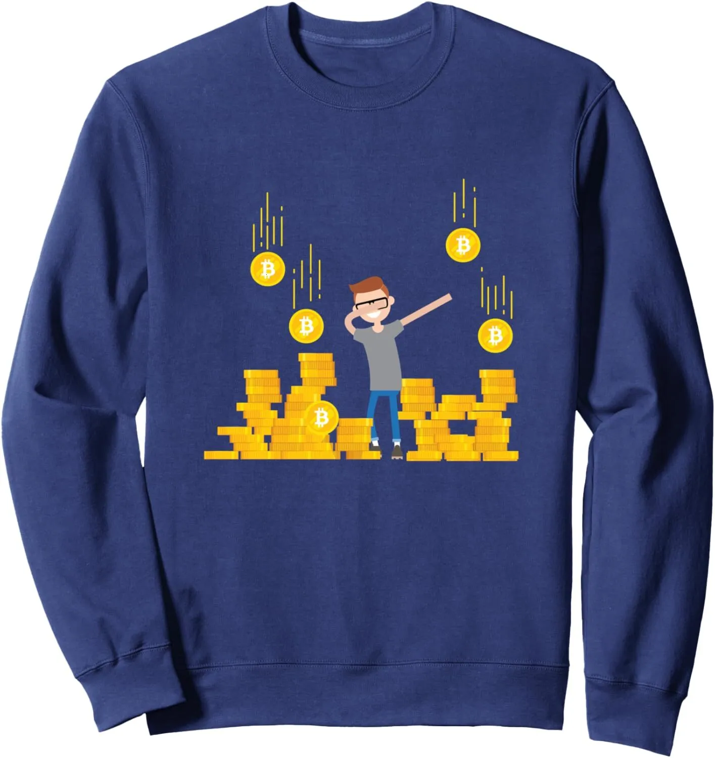 Mens Long Sleeve Graphic Sweatshirt: Crypto Miner Dab Design, Casual  Streetwear Tee Shirt For Geeks From Fasts_shipping Vendor, $18.13 |  DHgate.Com