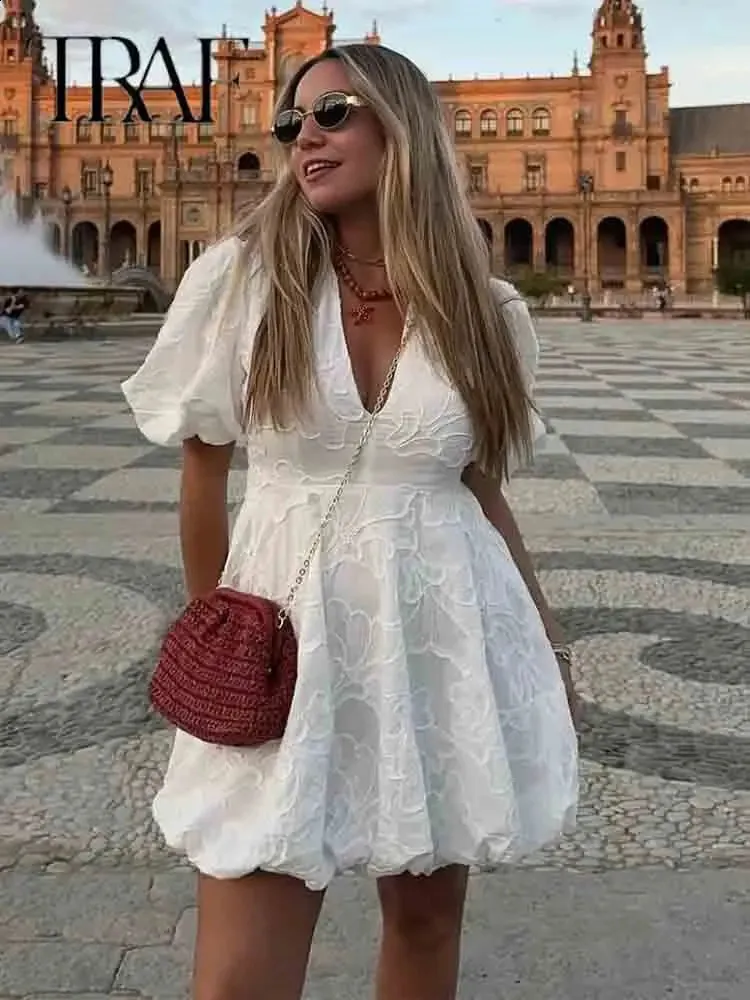 Embroidered Summer Dress: Elegant Short Sleeve for Women, Petite Sizes  Available! Shop Now!