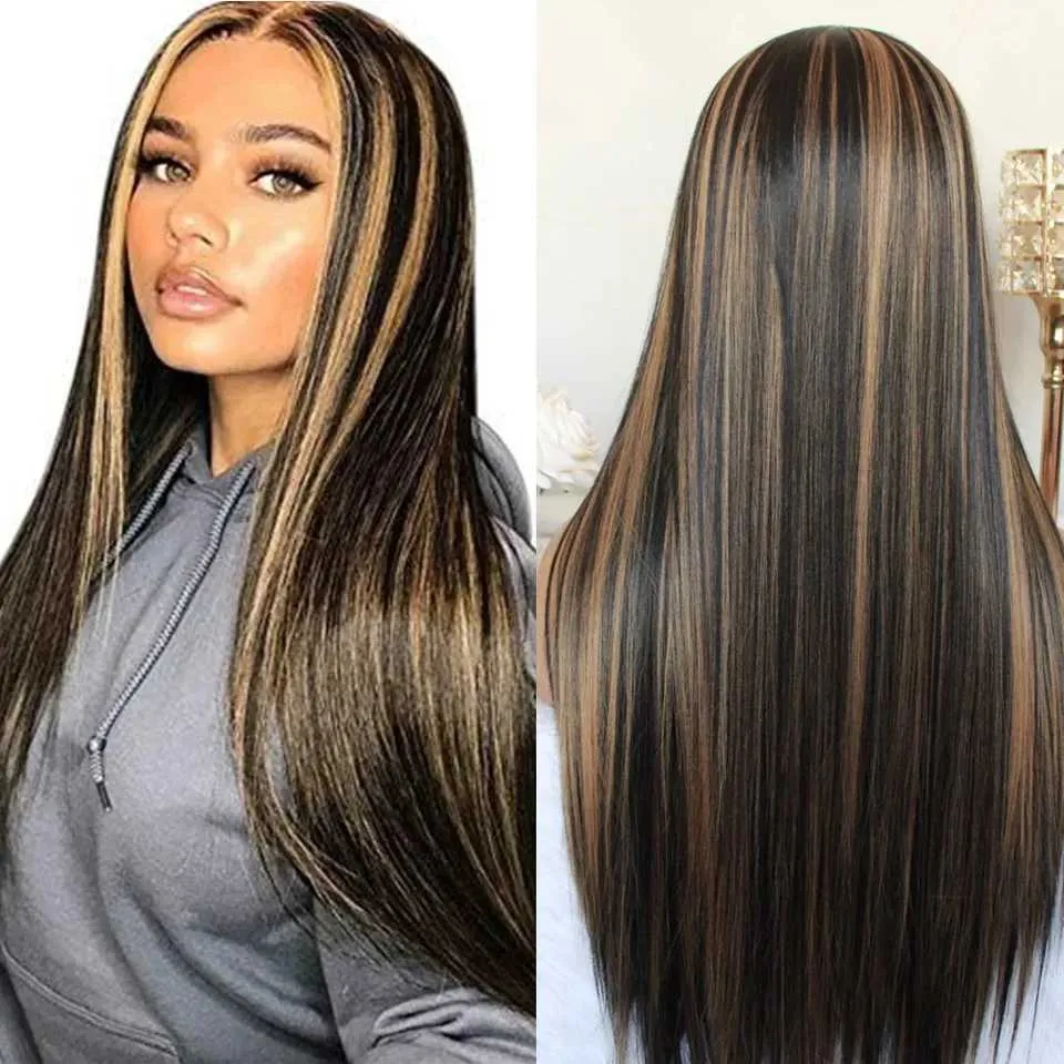 Hair Bulks Homgoss #1b/27/1b Color Straight 18 Clips 