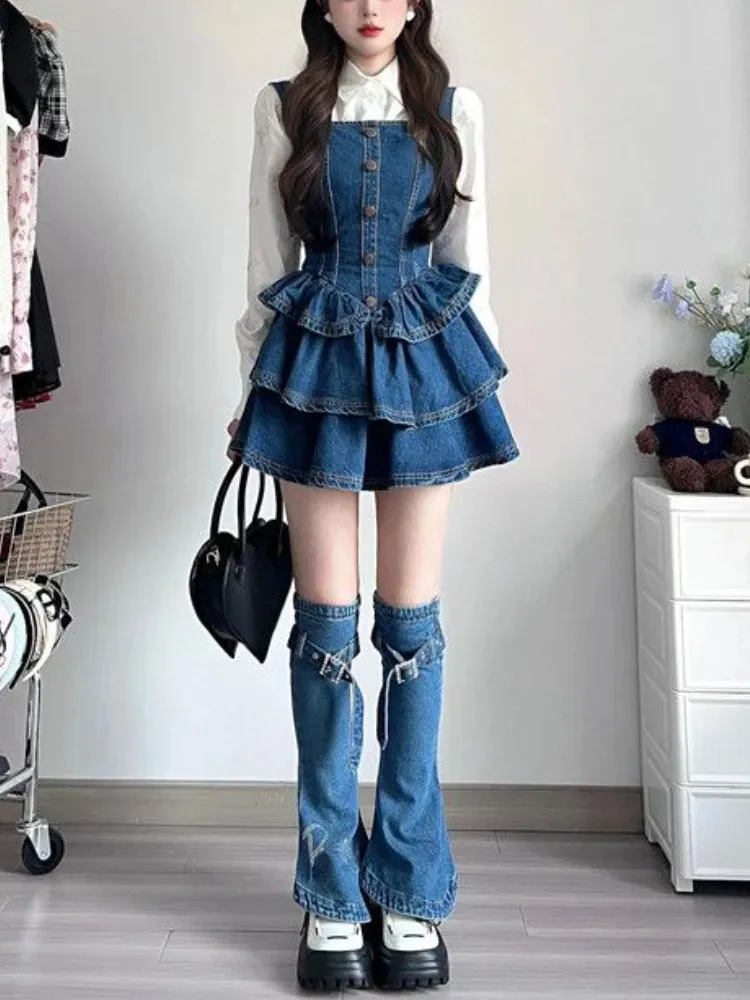 18 month fall dresses Robinson Dress Blockely Denim / 8