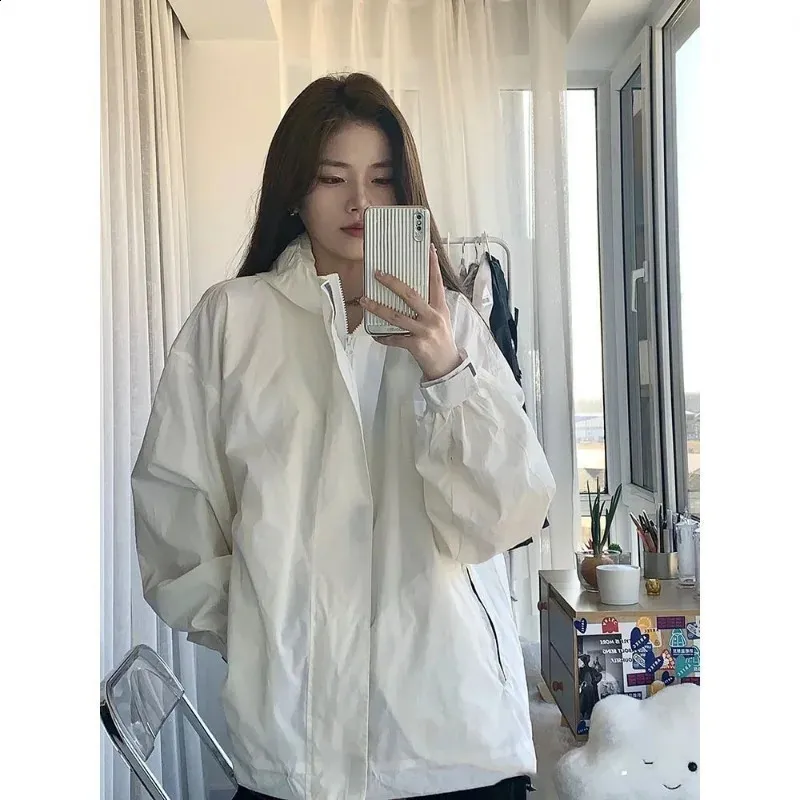 Save Big on Bulk Jacket Sport Women Korean Women's Casual Sports Jacket For  Spring And Summer: Breathable, Windbreaker, Solid Color White Best Deals 