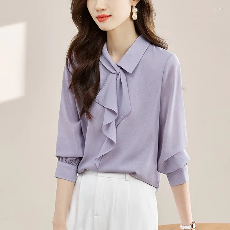Casual Solid Frenulum Turn-back Collar Three Quarter Two Pieces Casual Solid Frenulum Turn-back Collar Three Quarter Two Pieces