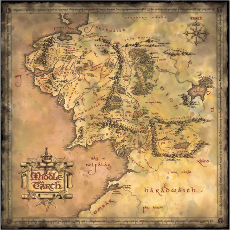 Middle Earth Map Wall Hanging Old World Map Tapestry Artwork 70x70 Cm Perfect For Mattress Curtain And Home Decor H240824 From Us little rock 17.73 DHgate.Com