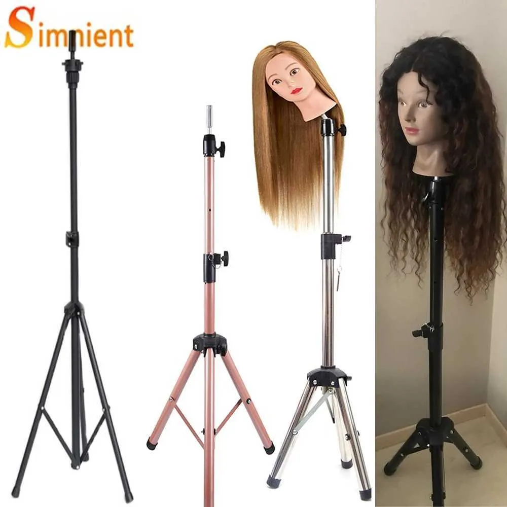 Adjustable Wig Stand Tripod - Sturdy Mannequin Head Holder ...