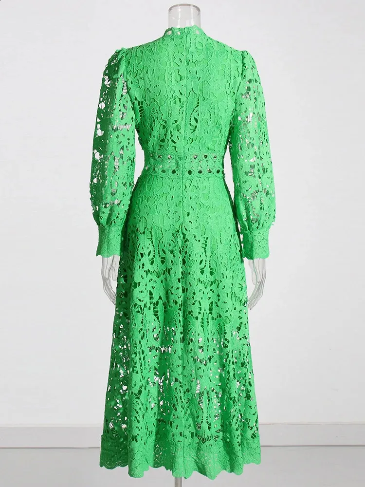 TWOTYLE Womens Green Dress Stand Collar Long Sleeve... From Domainstore,  $35.25 | DHgate.Com