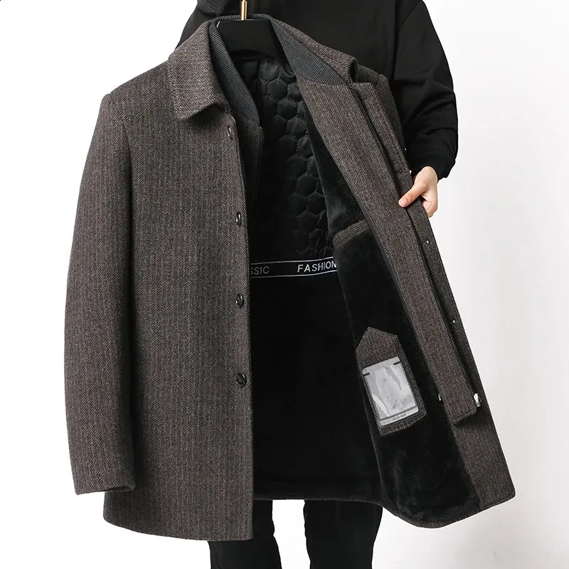 Men's Vintage Winter Coat Retro Winter Overcoat For Men – Vintage
