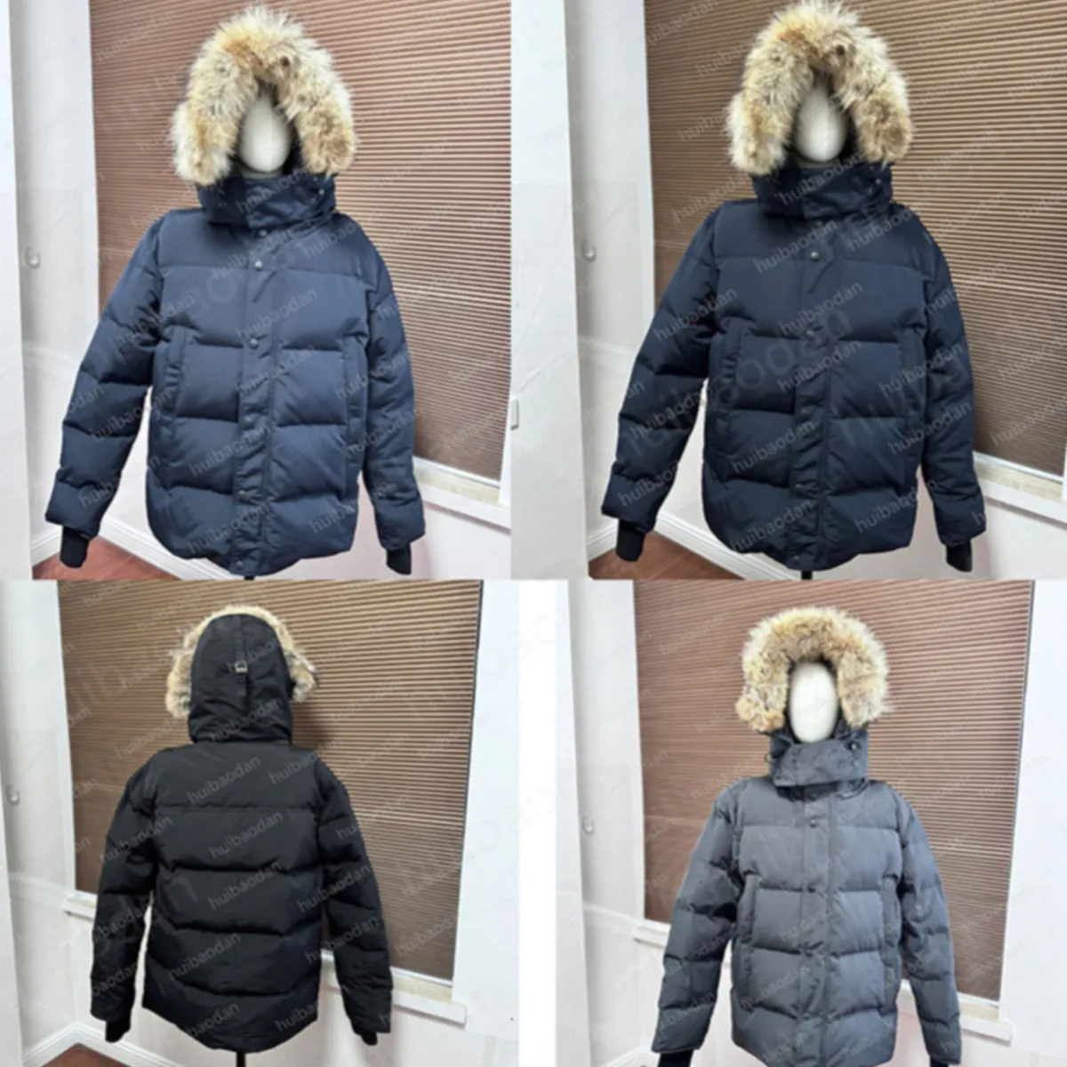 Mens Real Coyote Fur Canadian Down Jacket Designer Winter Coat With Hood For Outdoor Activities And Windbreaker Homme Puffer Fourrure Coat Hiver Parka Doudoune H 7 From Huibaodan 109.32 DHgate.Com