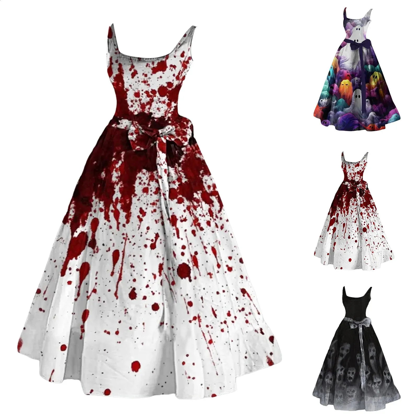 Vampire Ball Gown: Womens Horror Bloody Print... From Zorastore, $23.79 |  DHgate.Com
