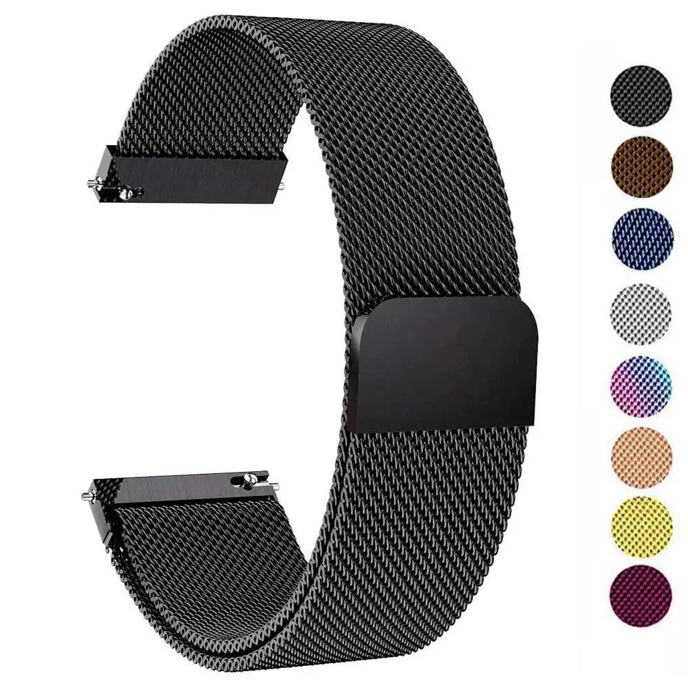Milan Loop Band For Samsung Galaxy Watch 6/5/4/44mm/40mm 22mm & 20mm ...