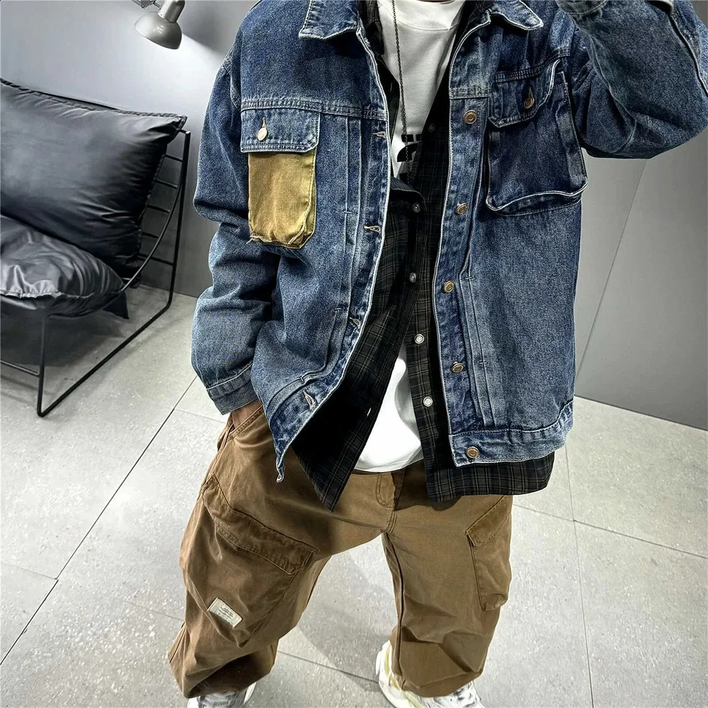 Vintage Style Denim Jacket: Premium Quality, Mens Clothing