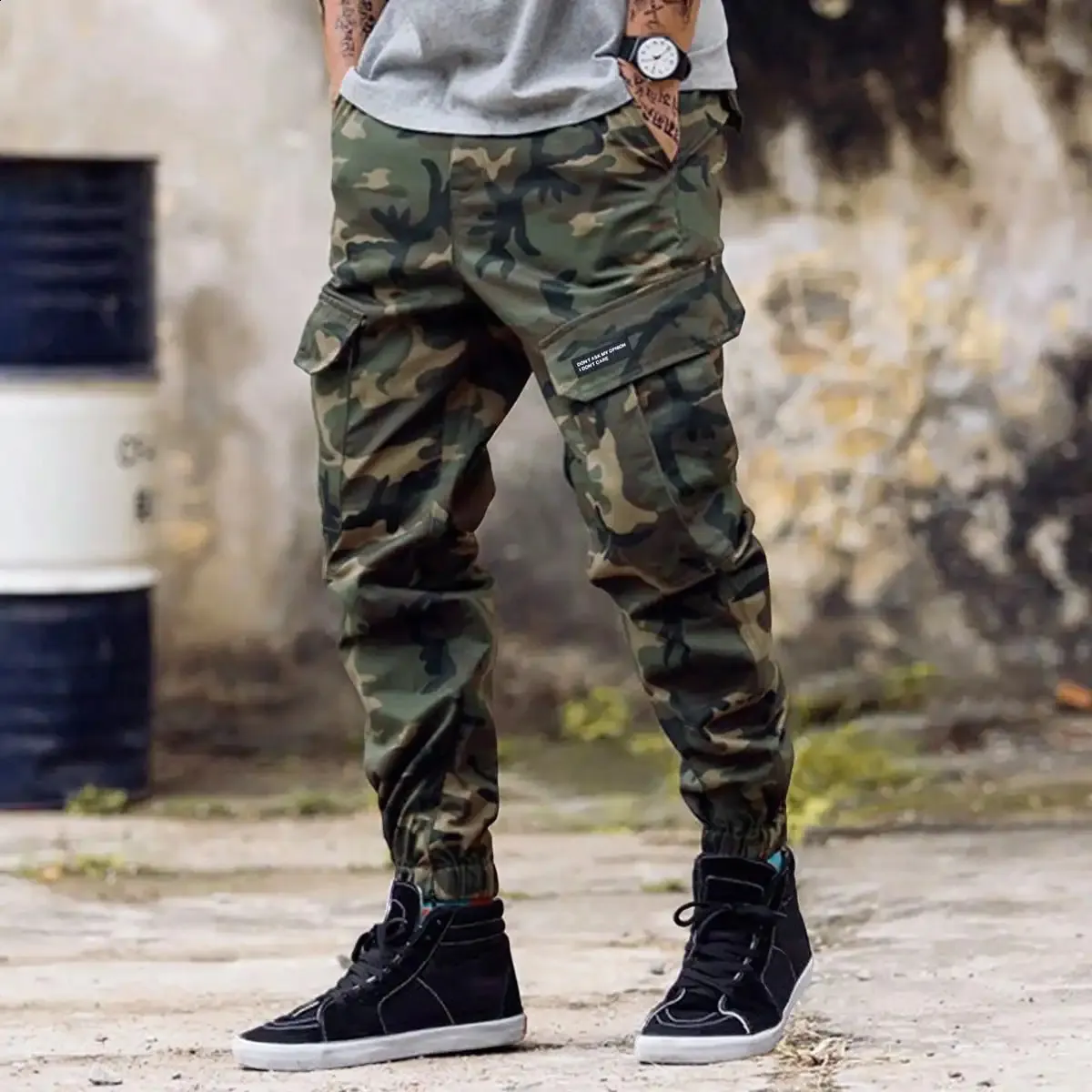 【KOOLOSET】Flower Camo Cargo Pants 85b8ef65-7d4e-4b77-9635-