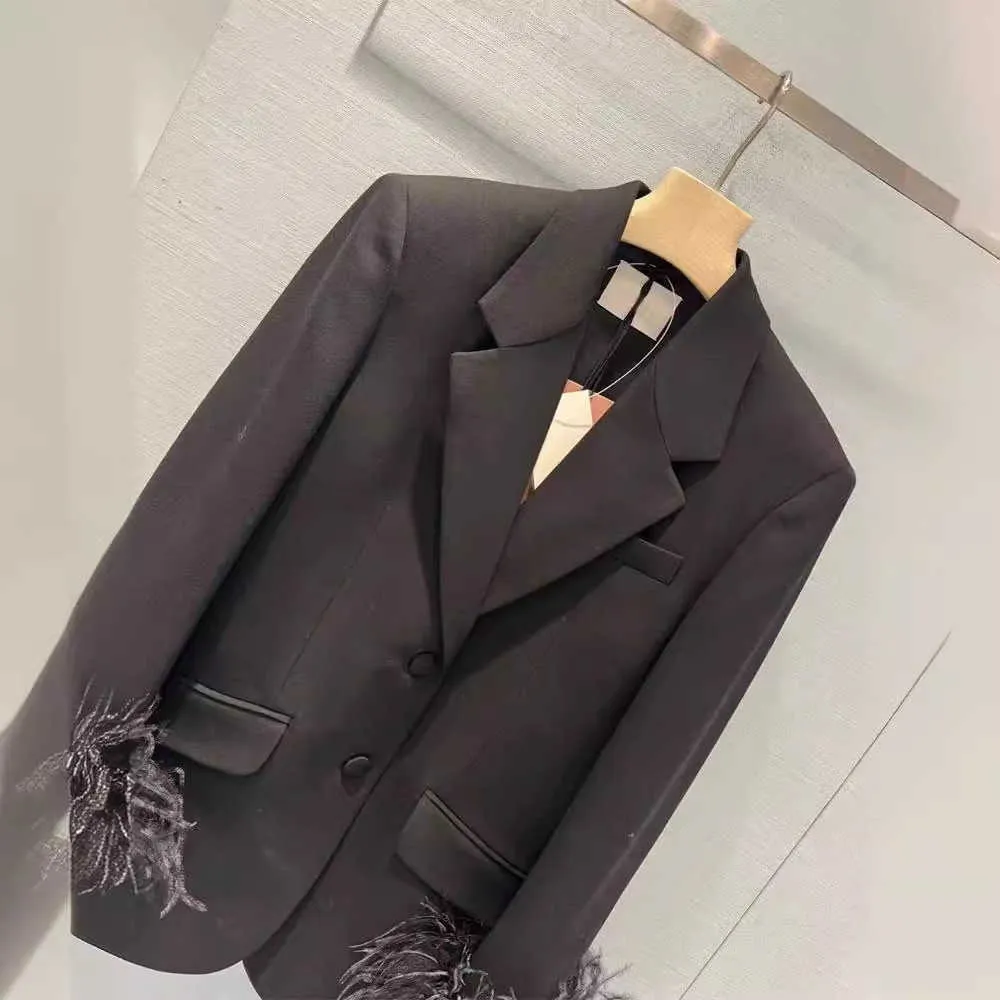 MI Home Winter 2024 New Nanyou High end Womens Clothing Formal Occasion Hair Suit Coat 80 off outlet online