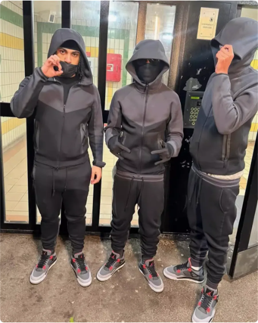 Fleece tracksuit mens clearance
