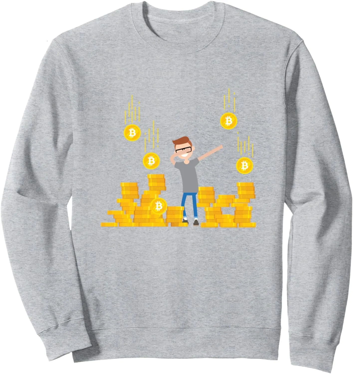Mens Long Sleeve Graphic Sweatshirt: Crypto Miner Dab Design, Casual  Streetwear Tee Shirt For Geeks From Fasts_shipping Vendor, $18.13 |  DHgate.Com