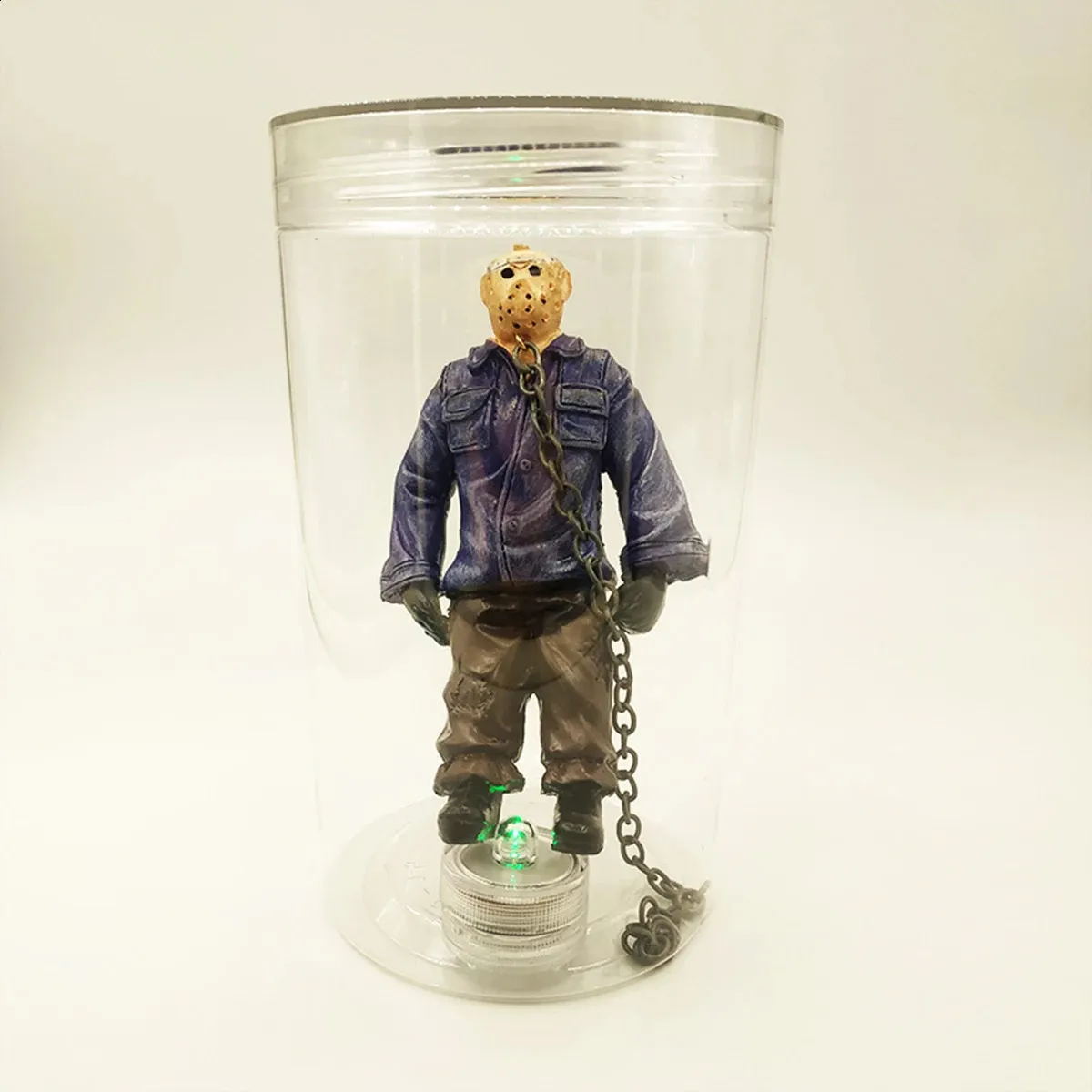 fish tank accessories jason voorhees UWahu New Collectibles Figures Dolls,Horror Movie Collector Action Figure Water Lamp Part 6 Lives Final Display, for Home Decor Halloween Unique Gifts Decorative Table Lamp Lights Accessory Pack Friday The 13th