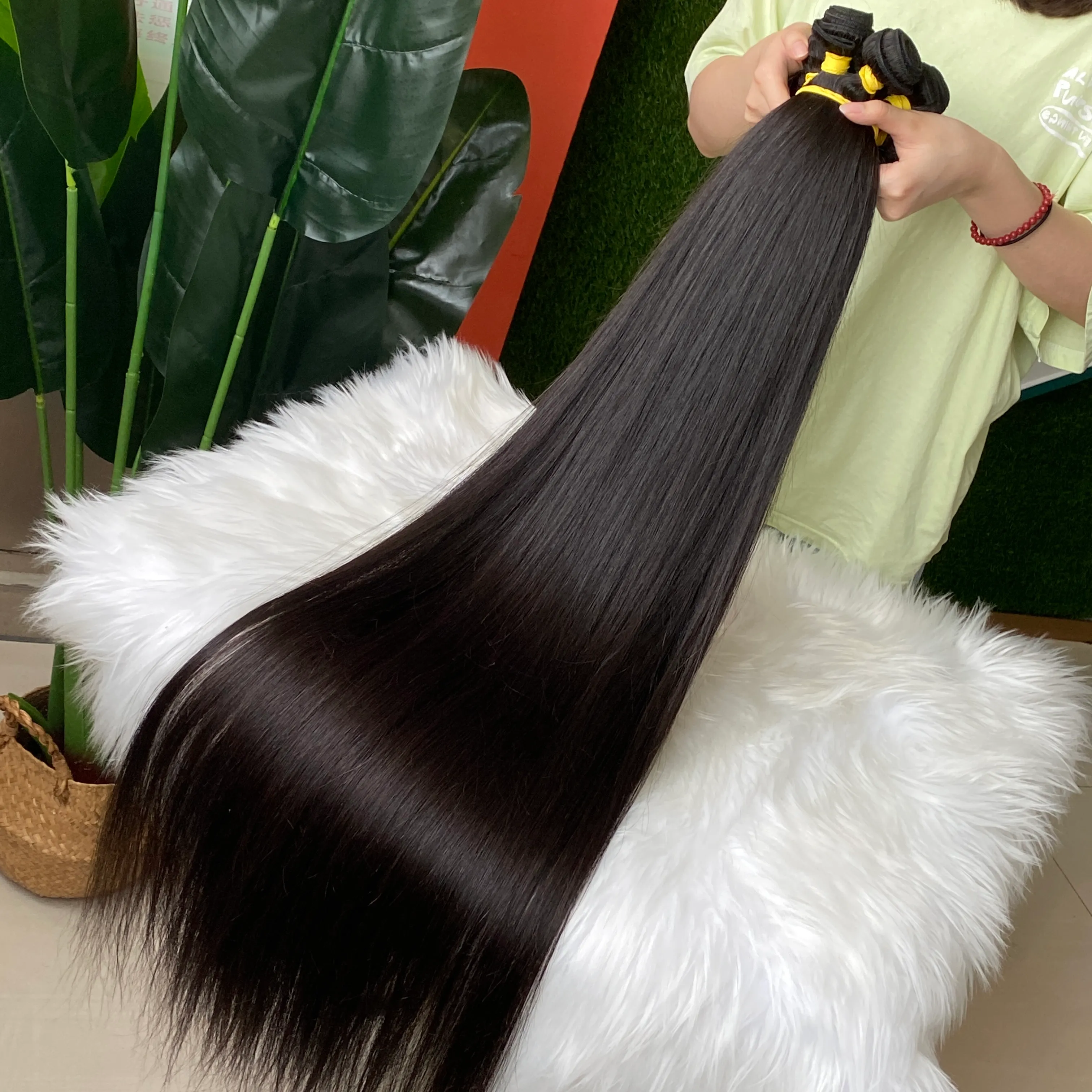 38 40 Inch Brazilian Malaysian Indian Peruvian Hair Weft 