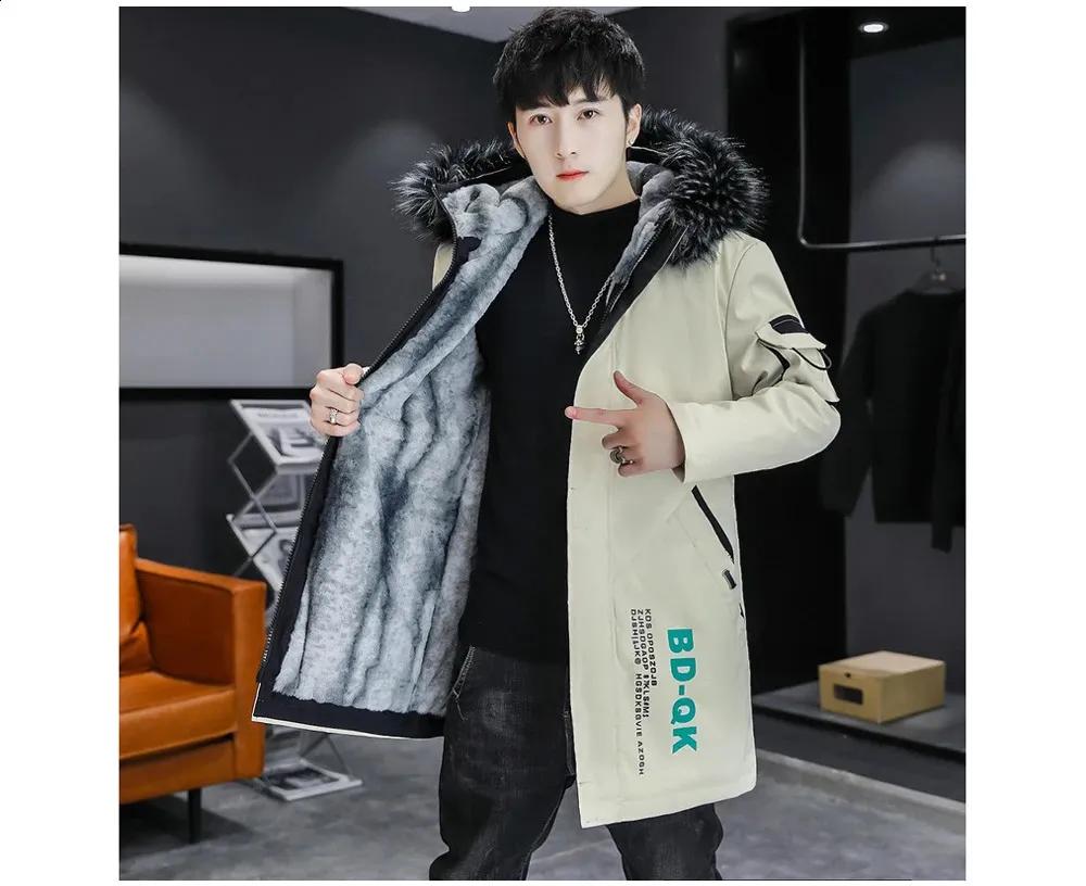 Winter Mens Thermal Winter Jacket With Hood With Fur Collar And Fleece Lining Fashionable And Warm 5XL From Leemostore 37.76 DHgate.Com