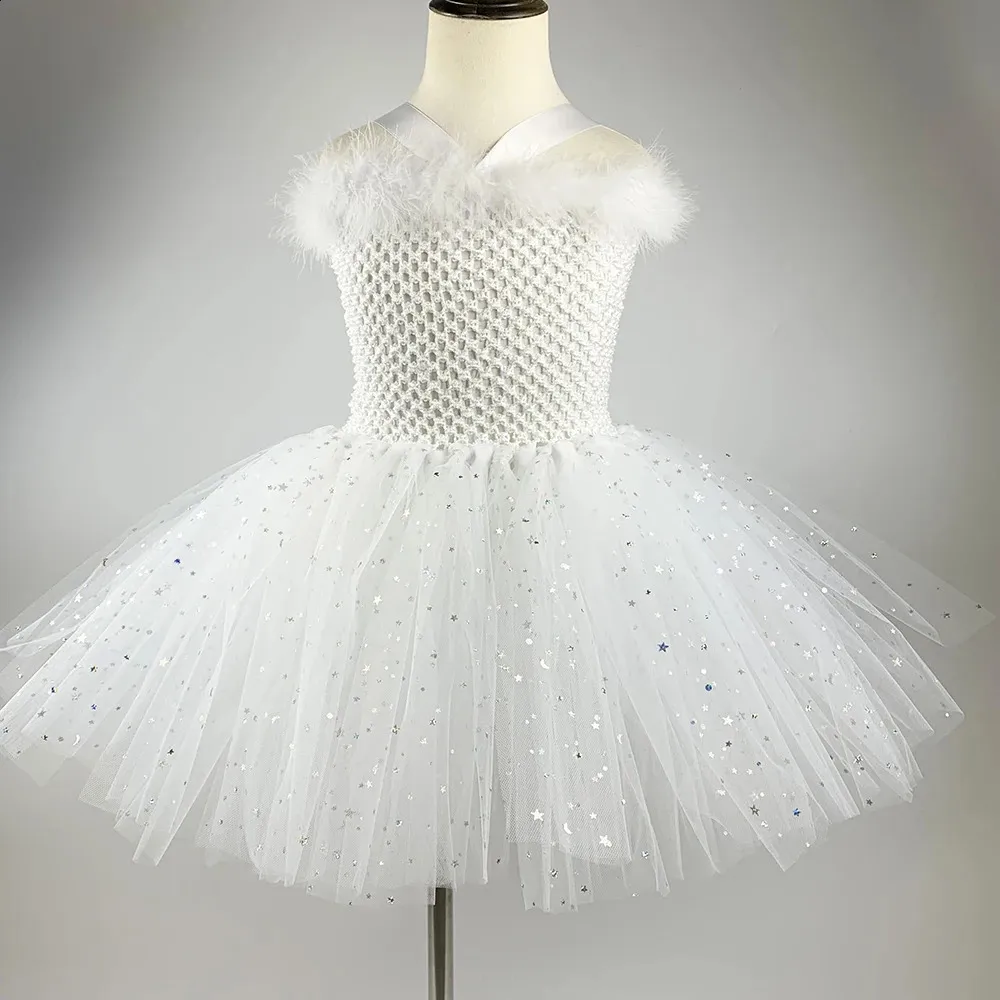 Vestido De Ángel De Gasa Blanca Para Niñas Disfraz De Fiesta De Cumpleaños  De Princesa, Festivo Brillante De 22,16 € | DHgate, image size:1000x1000