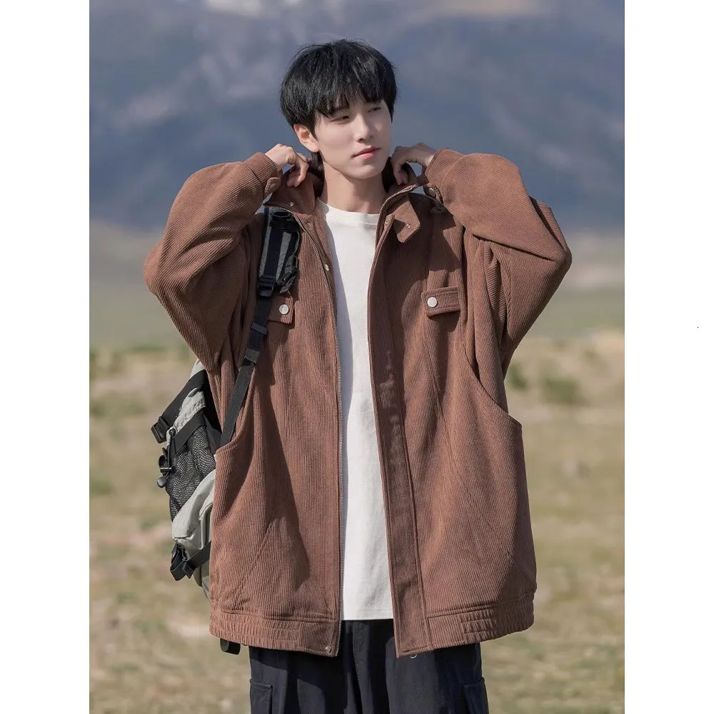 Men's Corduroy Work mens jackets - Trendy Loose and Men's Corduroy Work mens jackets - Trendy Loose and