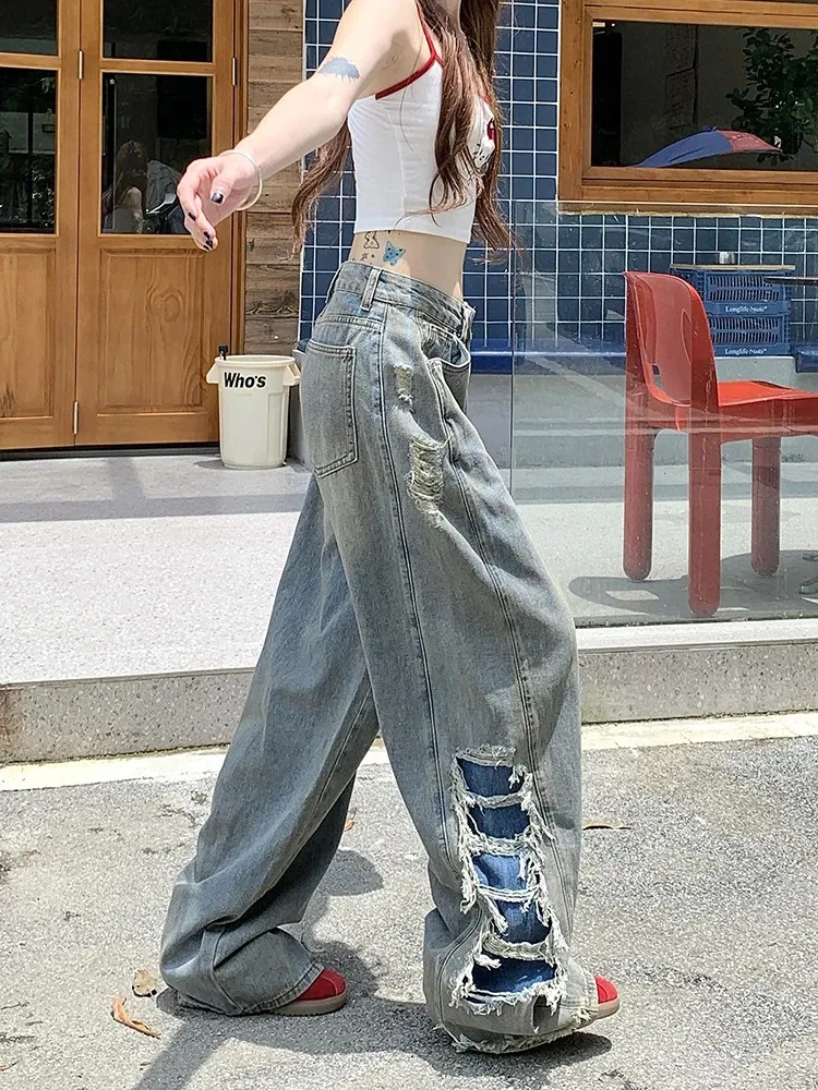 Aesthetic Baggy Ripped Jeans Outfit Baggy Jeans Outfits Shirts