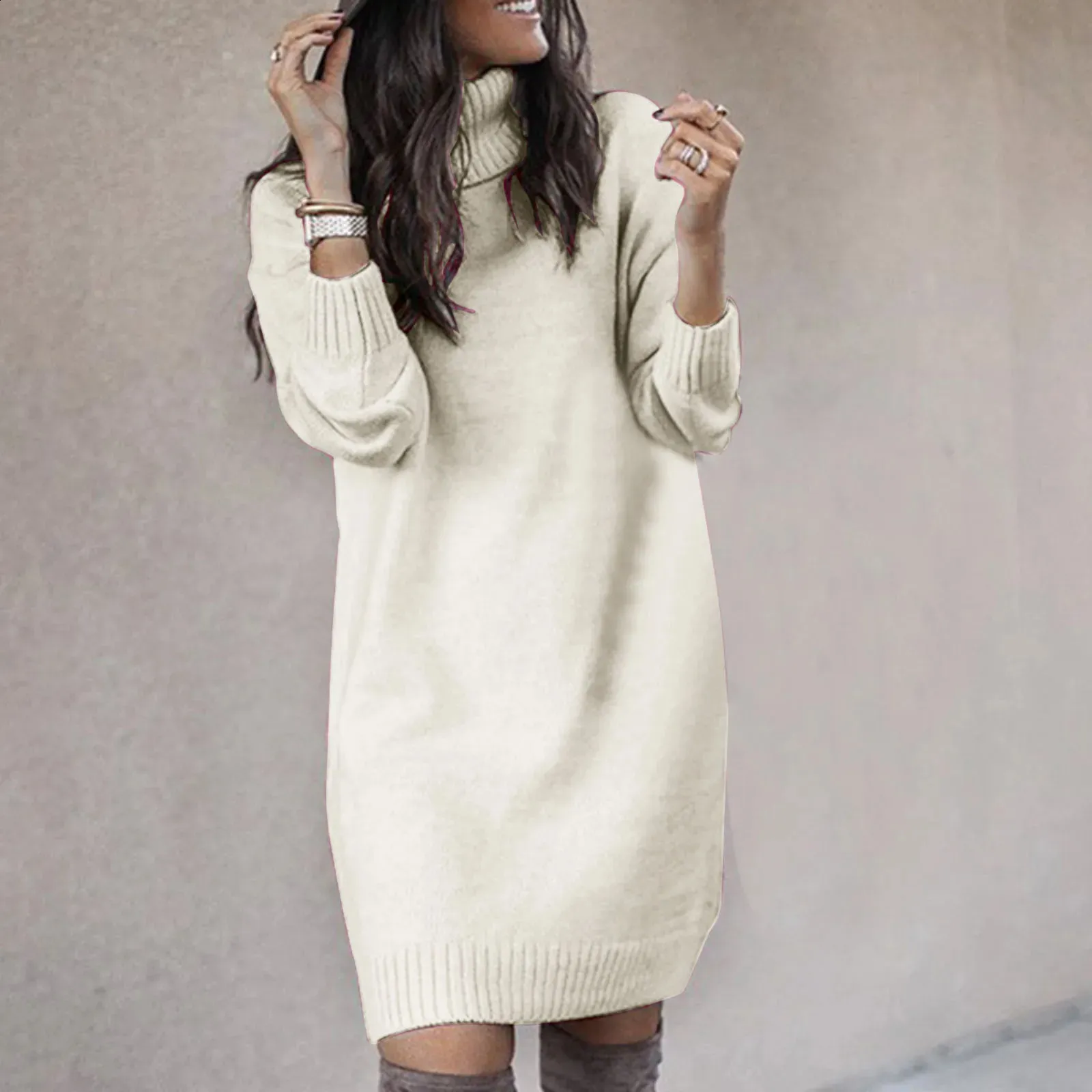 womens cream colored sweater dress Petal and Pup Women's Mona Dress main image 1