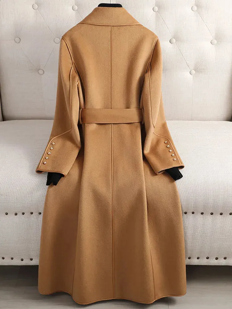 Elegant Women's Long Wool Coat: Premium Double-Sided Winter Dress Coat - Shop Now! from Dhgate Women's Wool & Blends - price 212.17 Elegant Women's Long Wool Coat: Premium Double-Sided Winter Dress Coat - Shop Now! from Dhgate Women's Wool & Blends - price 212.17