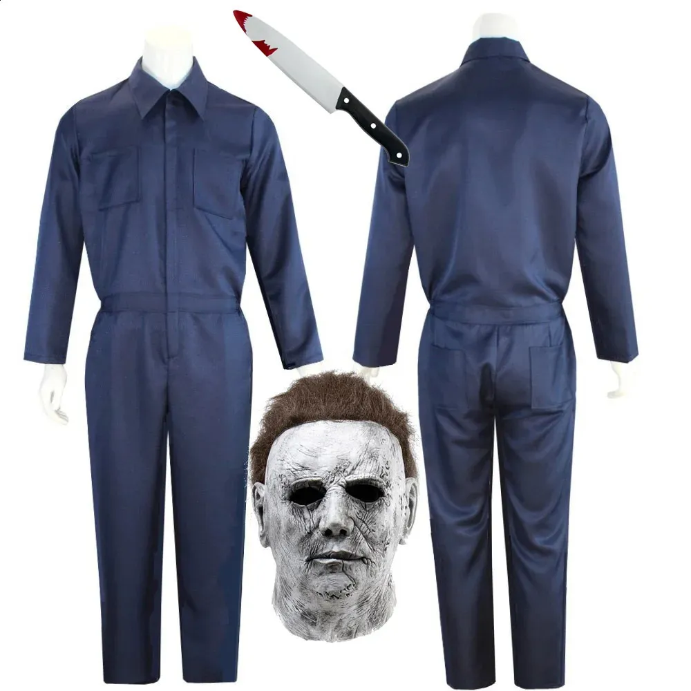 Save Big on Bulk Michael Myers Costume For Adults Michael Myers Mask And  Jumpsuit Set Terrifying 2024 Halloween Costume Best Deals on DHgate
