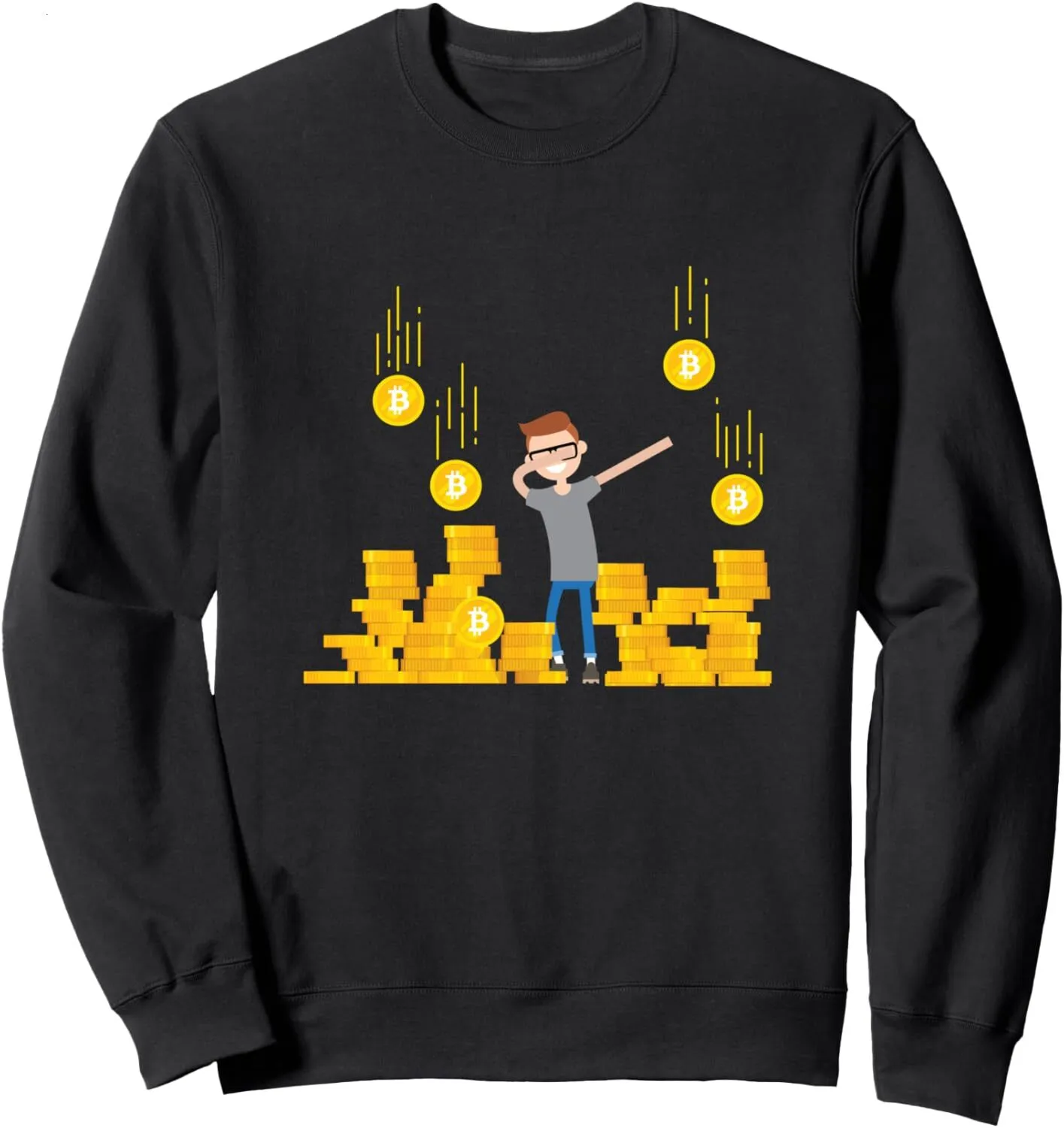Mens Long Sleeve Graphic Sweatshirt: Crypto Miner Dab Design, Casual  Streetwear Tee Shirt For Geeks From Fasts_shipping Vendor, $18.13 |  DHgate.Com