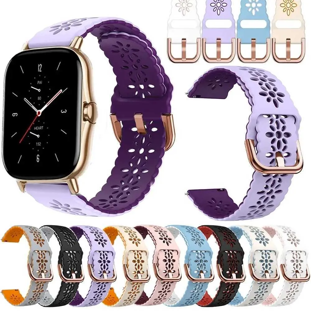 20mm Lace Silicone Smart Watch Strap - Premium Quality, Shop Now! Fits ...