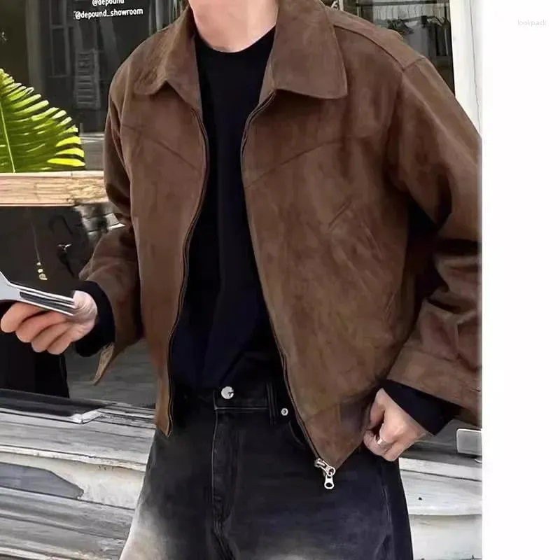 Vintage Cropped Flight Jacket: American Style Chamois Leather