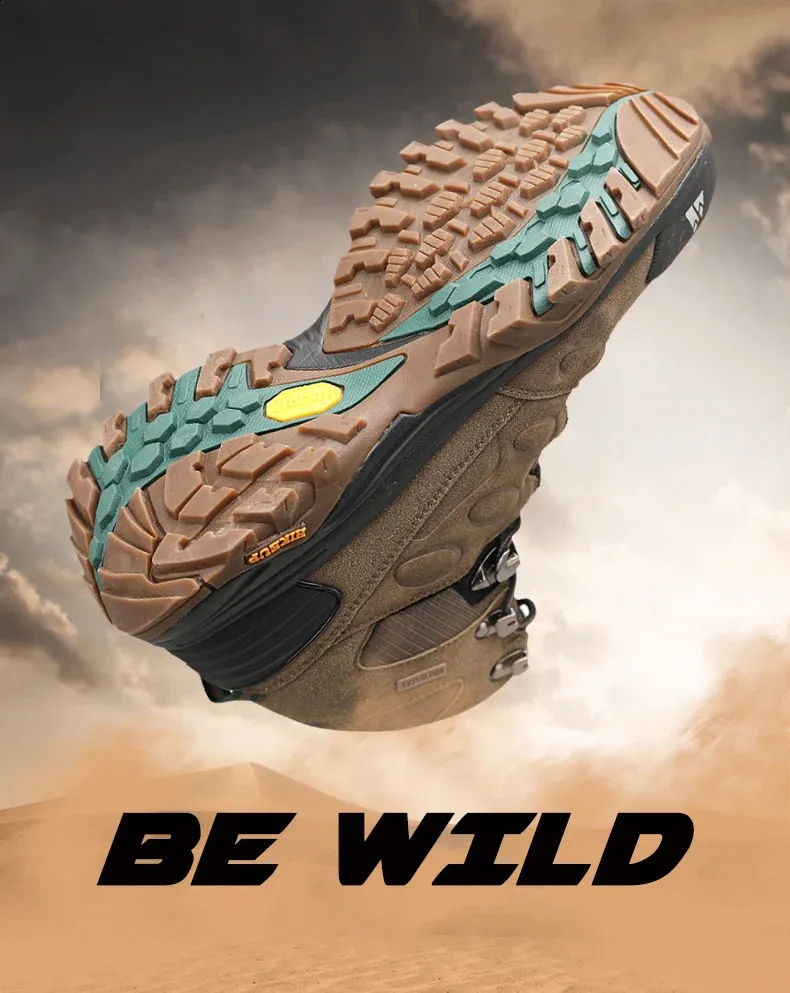 Wanderstiefel Herren Winter Wasserdicht Trekkingschuhe Rutschfest_voghion.com